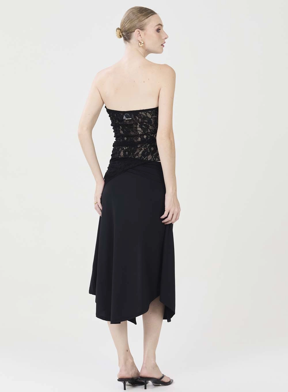 Blusa Slim De Renda Preto 4