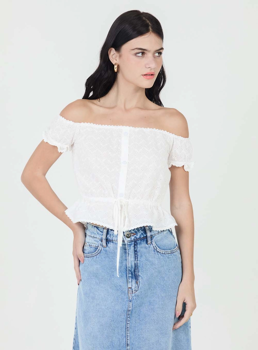 Blusa Slim De Laise Branco 2