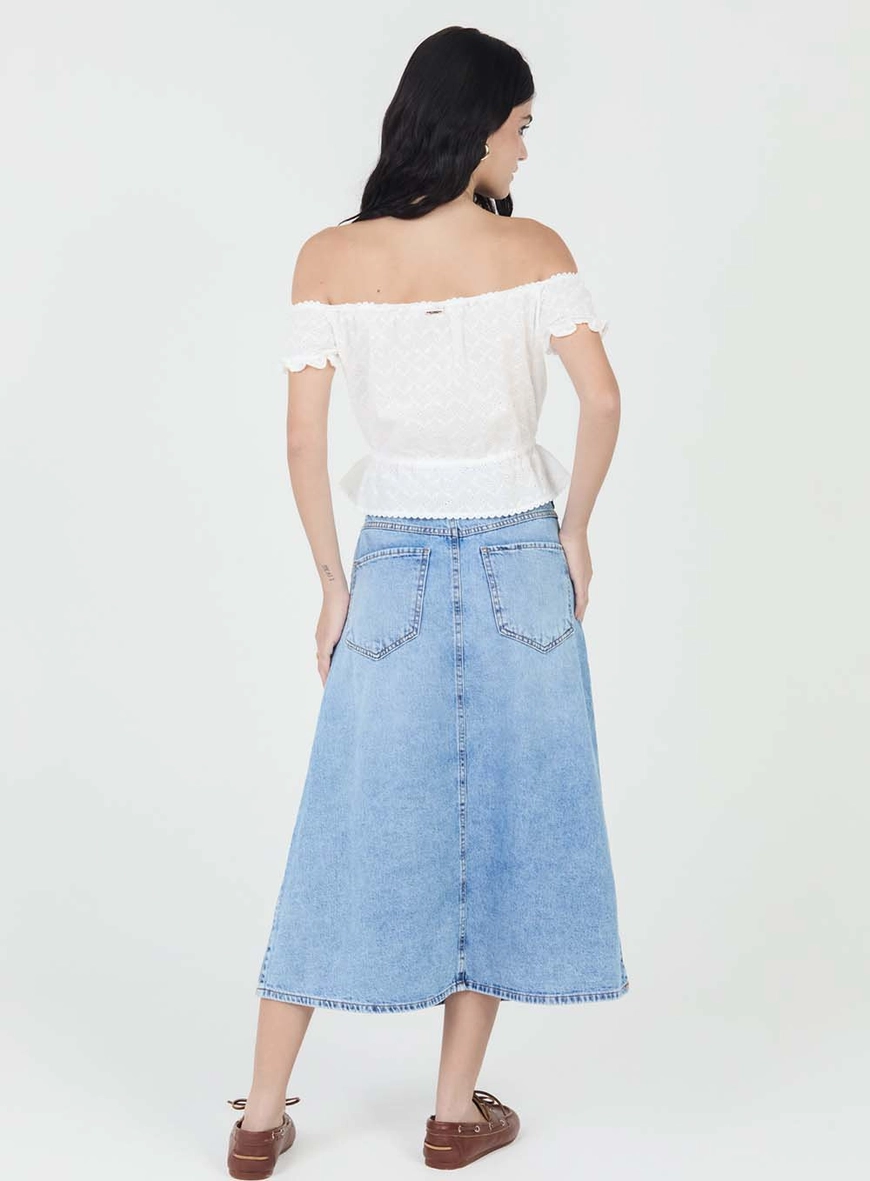 Blusa Slim De Laise Branco 4