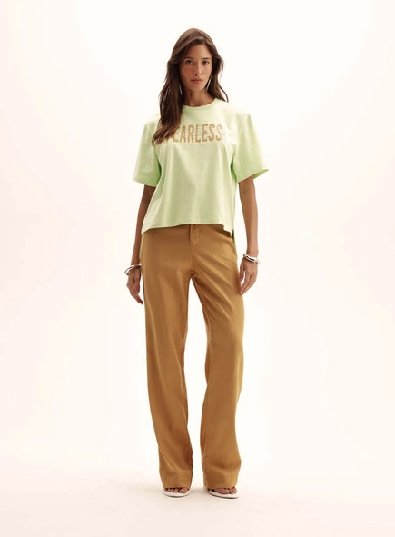 Camiseta Feminina Boy Encurtada