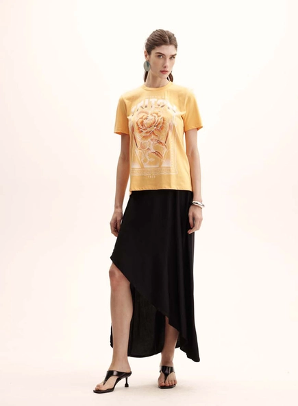 Camiseta Feminina Comfort Estampada