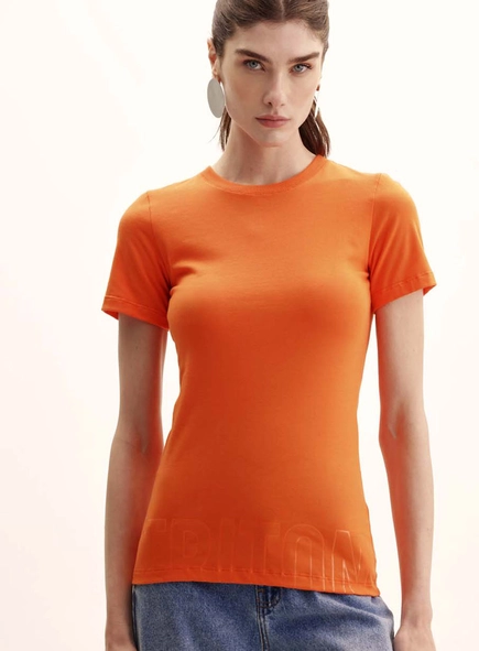 Camiseta Feminina Small Justa Ao Corpo