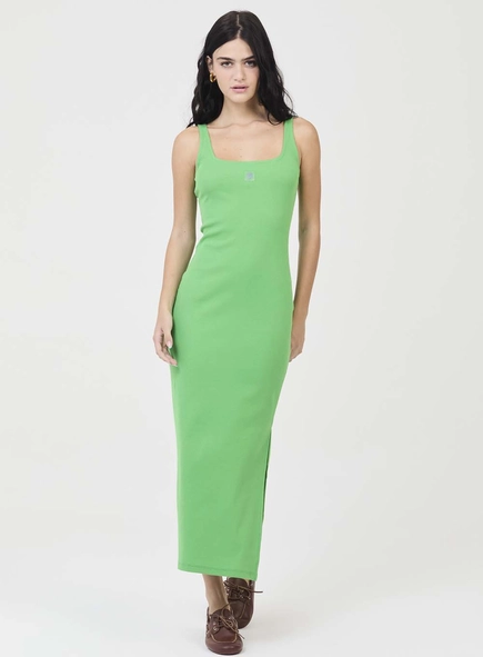 Vestido Midi Small Canelado Com Etiqueta