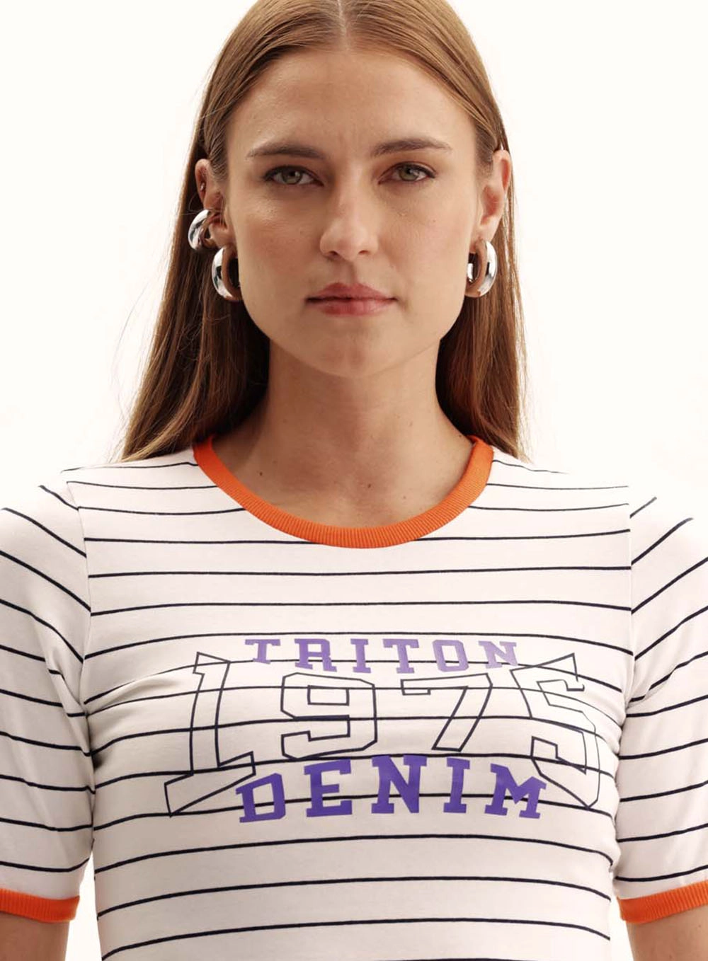 Camiseta Feminina Small Listrada Estampados 3