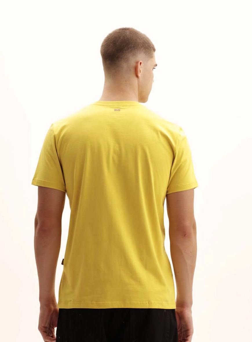 Camiseta Masculina New Com Logo Amarelo 3
