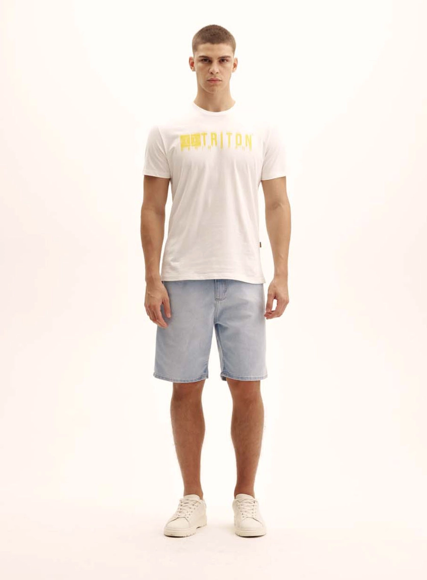 Camiseta Masculina Fit Manga Curta Off Shell 1
