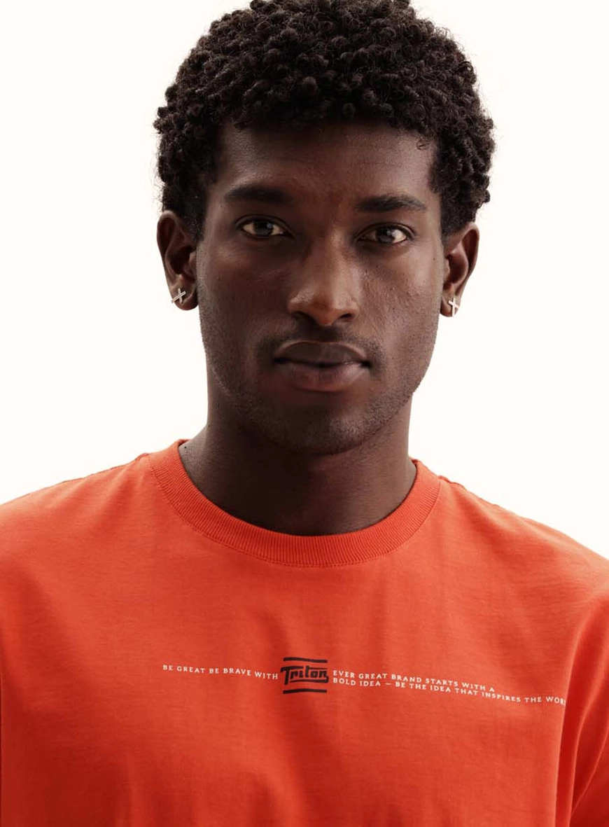 Camiseta Masculina New Gola Redonda Lisa Vermelho 3
