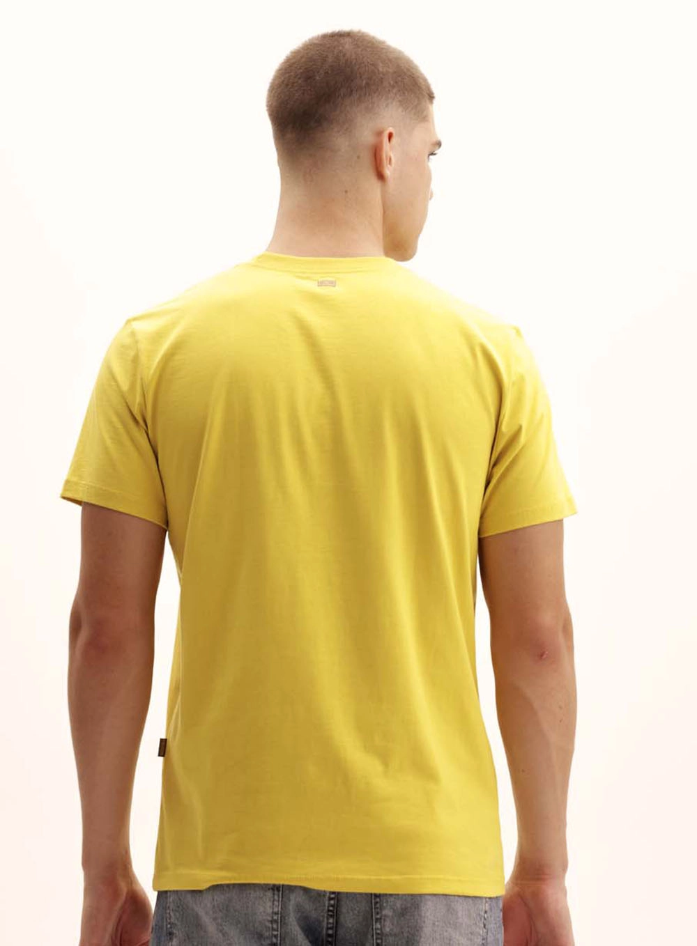 Camiseta Masculina New Logo Alto Relevo Amarelo 4