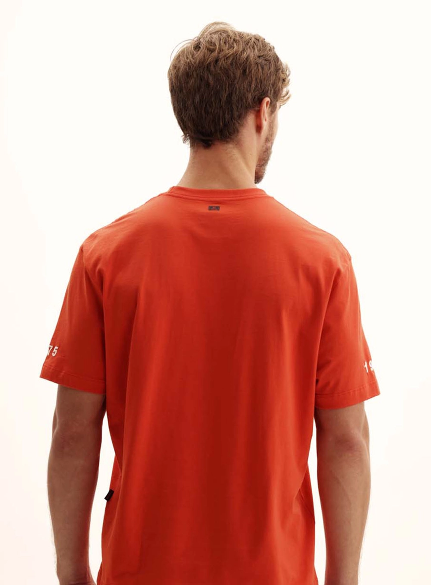 Camiseta Masculina New Decote Redondo Vermelho 4