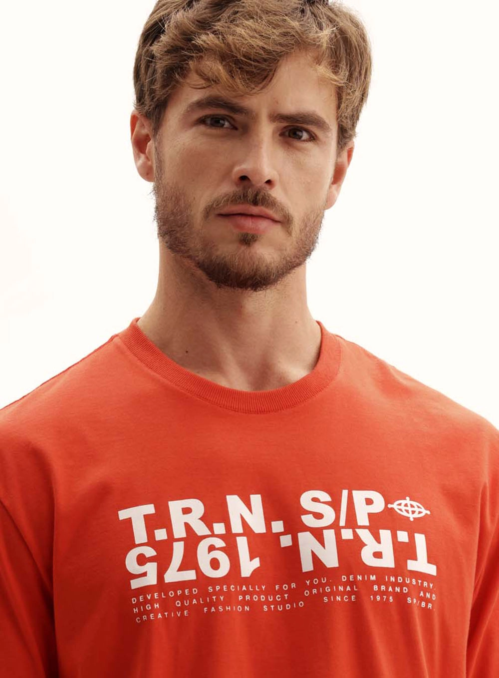 Camiseta Masculina New Decote Redondo Vermelho 3