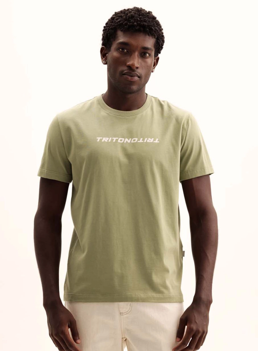 Camiseta Masculina New Meia Malha Strong Verde 1