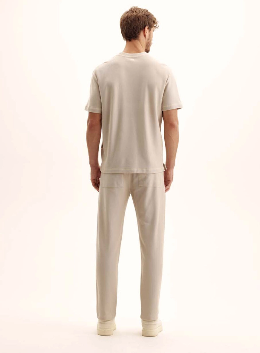Camiseta Masculina Relaxed Gola Redonda Bege Esquilo 5