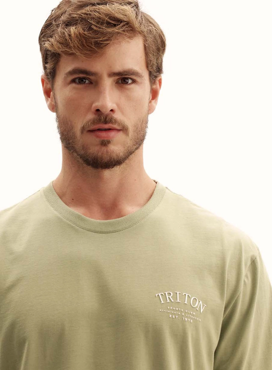 Camiseta Masculina New Estampada Verde 2