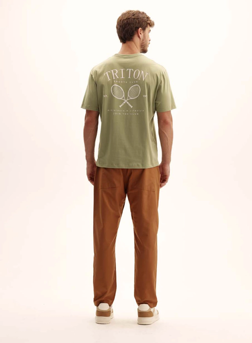 Camiseta Masculina New Estampada Verde 4