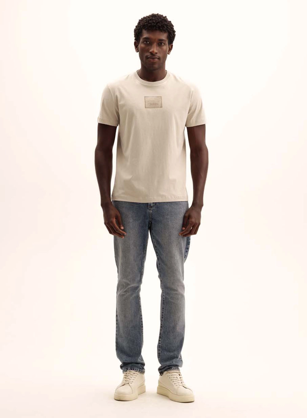 Camiseta Masculina New Malha Soft Touch Bege Esquilo 1