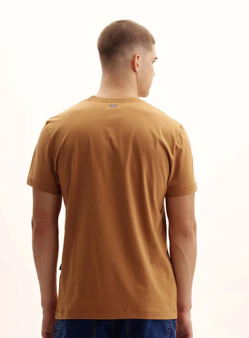 Camiseta Masculina New Com Logo Marrom Evermore 4