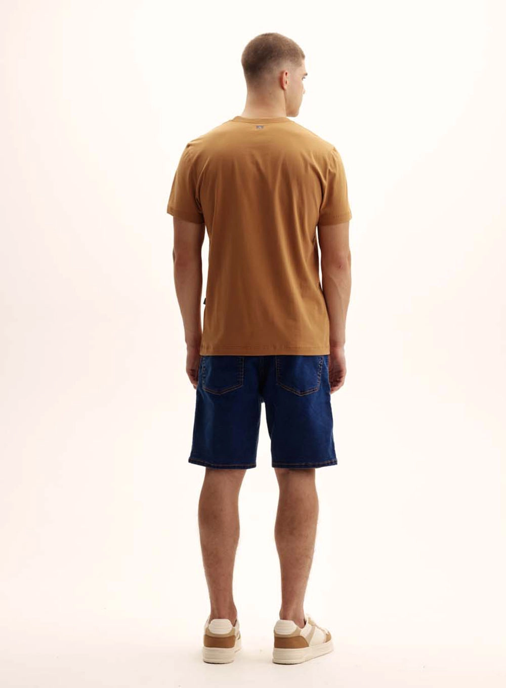 Camiseta Masculina New Com Logo Marrom Evermore 5