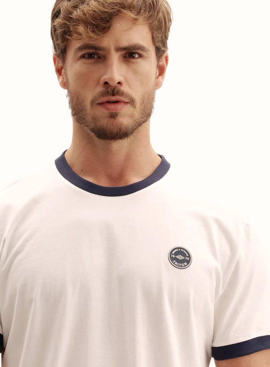 Camiseta Masculina New Com Contraste Off Shell 3