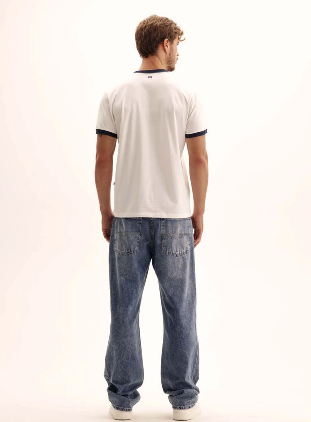 Camiseta Masculina New Com Contraste Off Shell 5