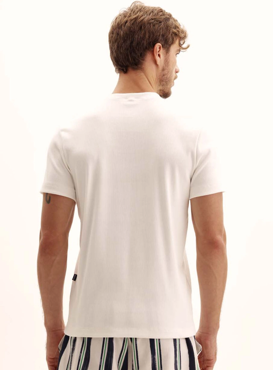 Camiseta Masculina New Texturizada Off Shell 4