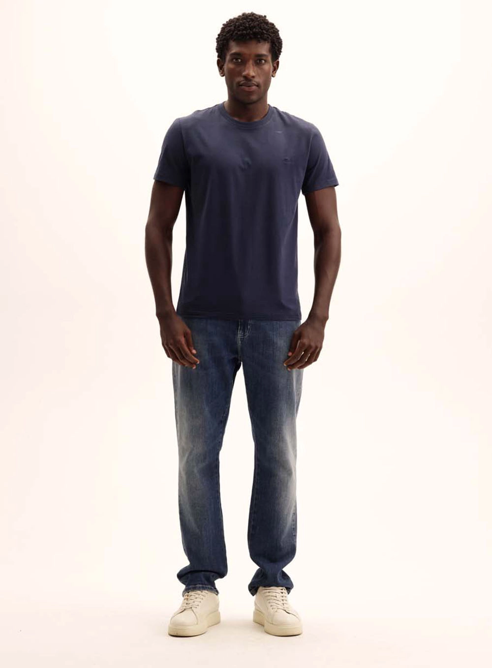 Camiseta Masculina New Meia Malha Strong Azul 1