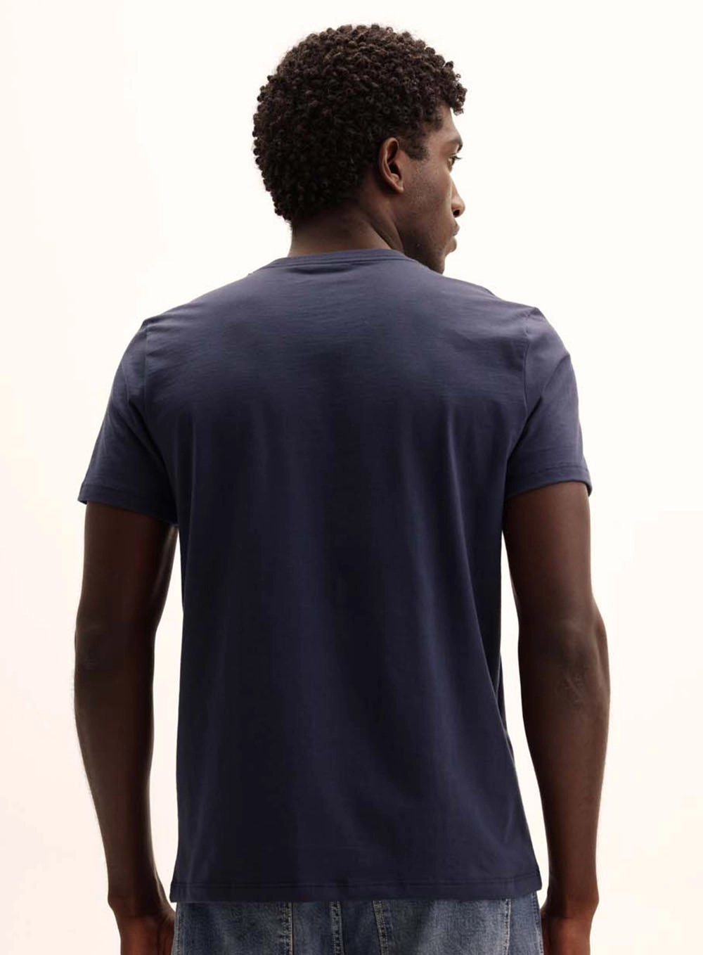 Camiseta Masculina New Meia Malha Strong Azul 4
