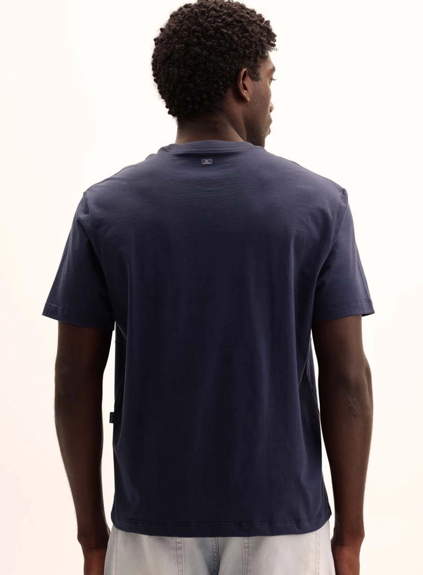 Camiseta Masculina New Azul 4