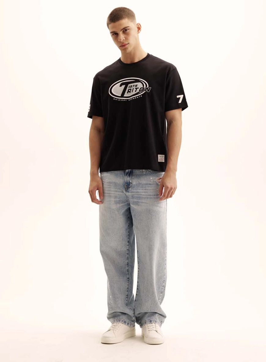 Camiseta Masculina New Gola Redonda Preto 1