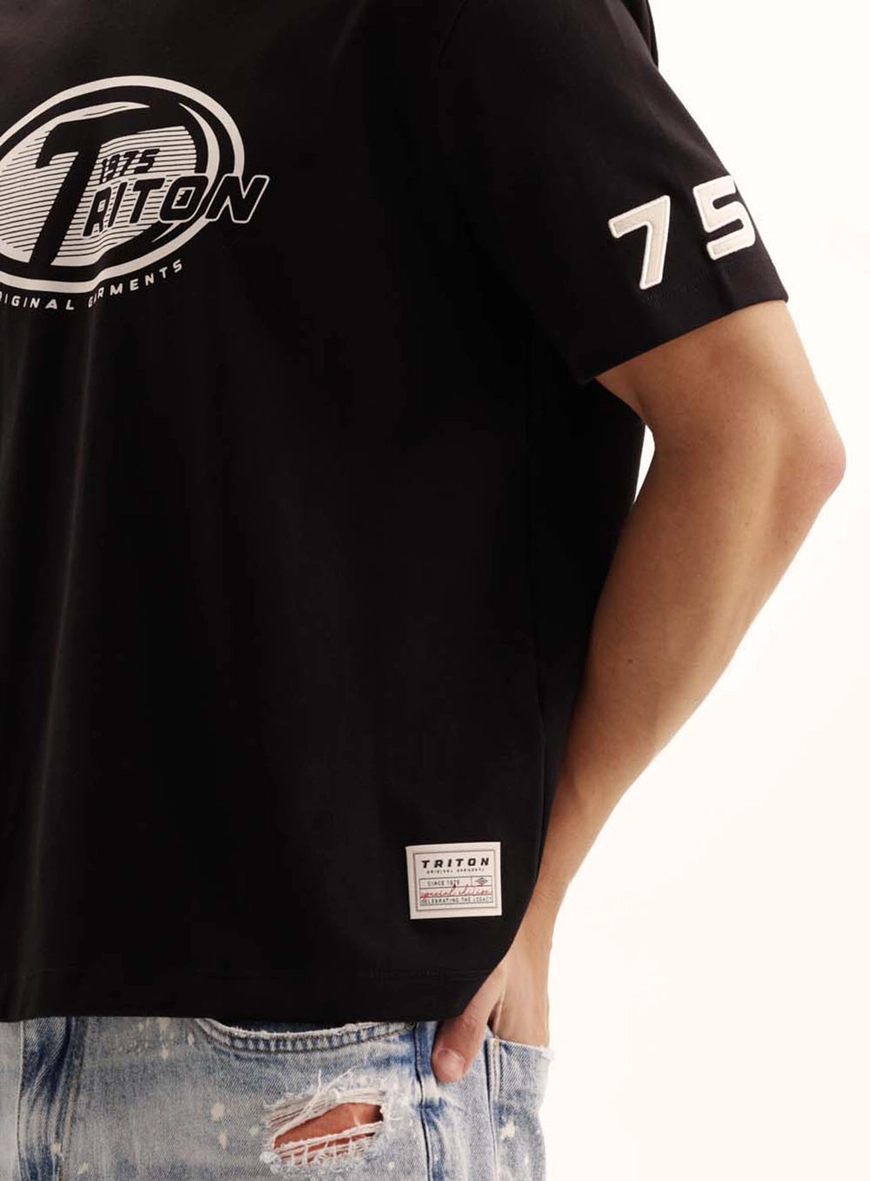Camiseta Masculina New Gola Redonda Preto 5