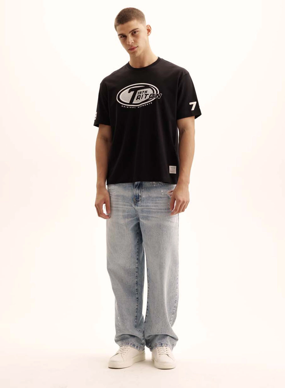 Camiseta Masculina New Gola Redonda Preto 1