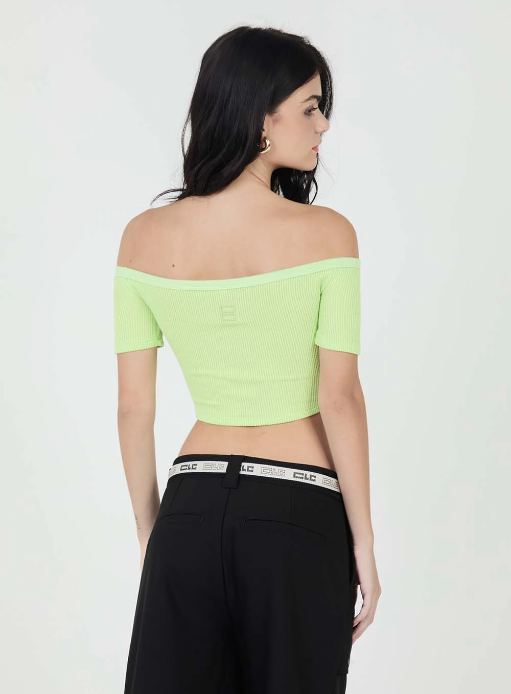 Top Slim Tricot Verde 3