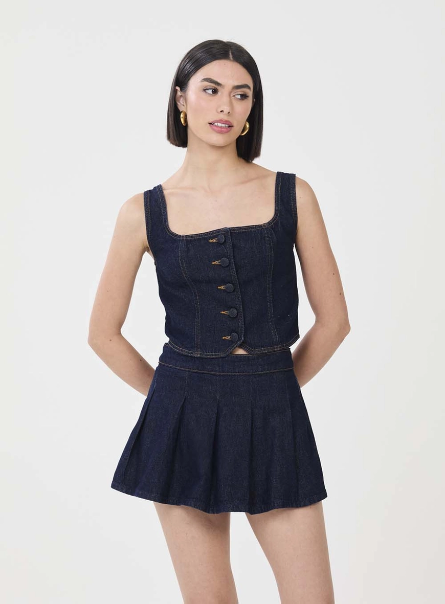 Colete Jeans Slim Índigo 2