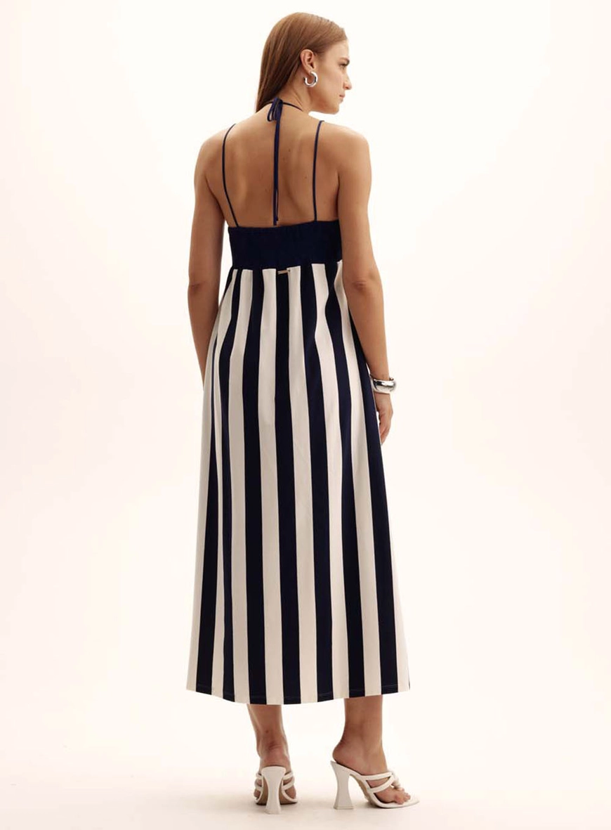 Vestido Comfort Alça Dupla Navy Estampados 3
