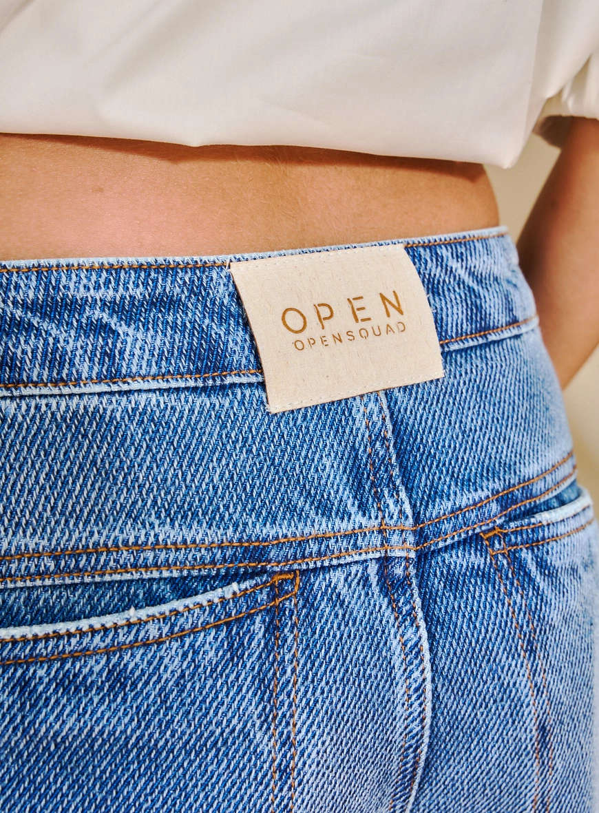 Calça Jeans Feminina Baggy Betina Índigo 2