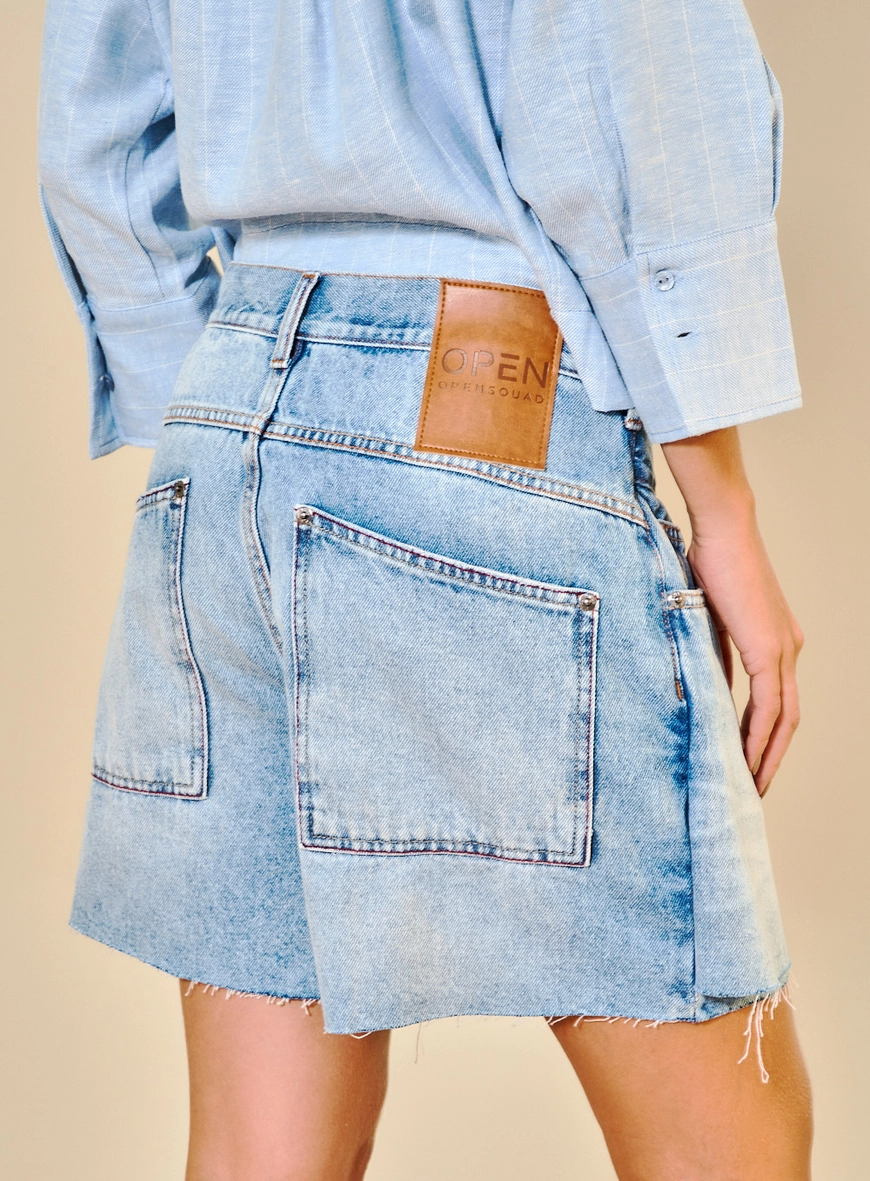 Bermuda Jeans Feminina Duo Betina Índigo 4