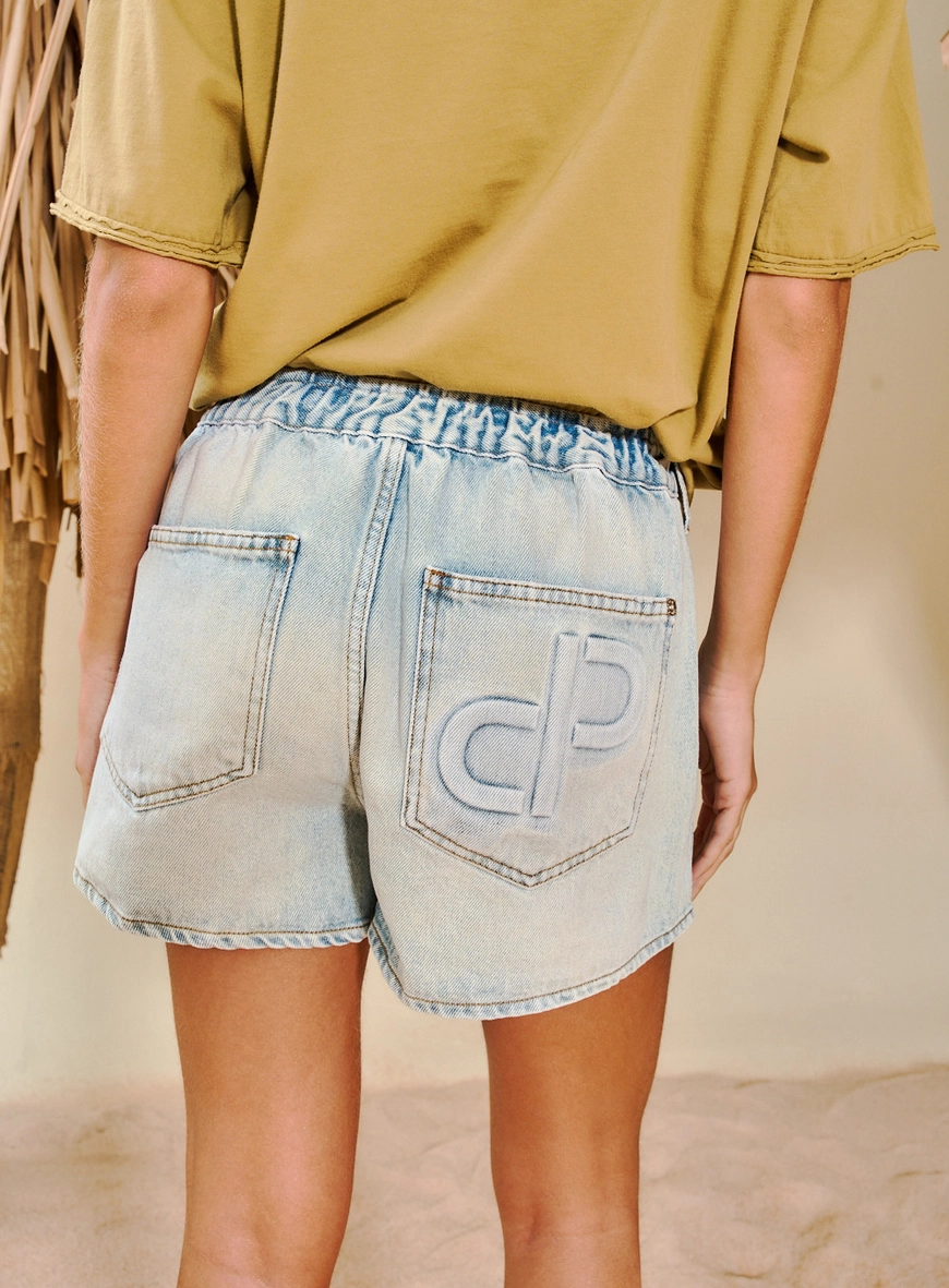 Short Jeans Curto Índigo 4