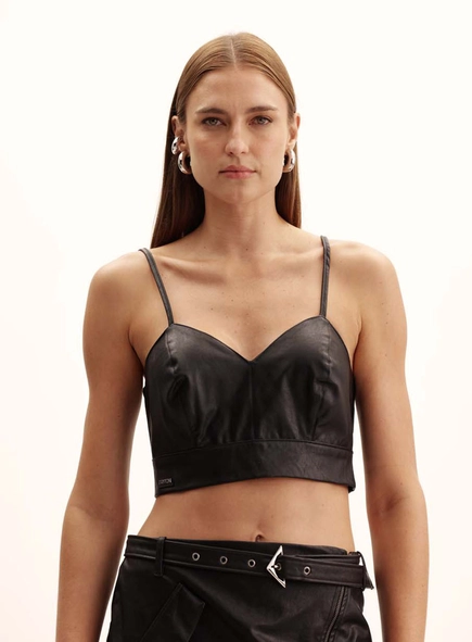 Top Comfort Em Pu Com Ziper
