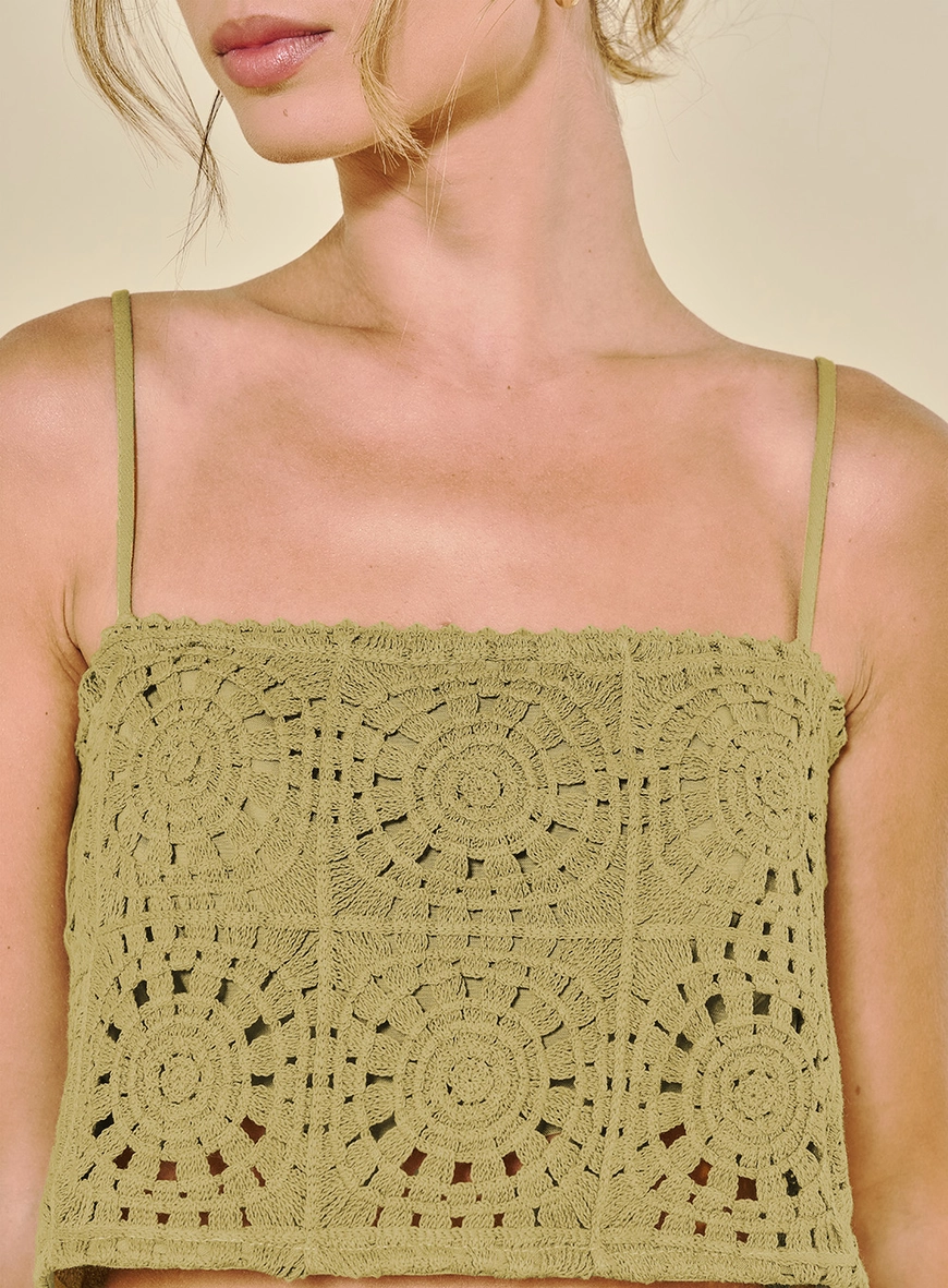 Blusa Feminina Com Detalhe Linho Verde 2