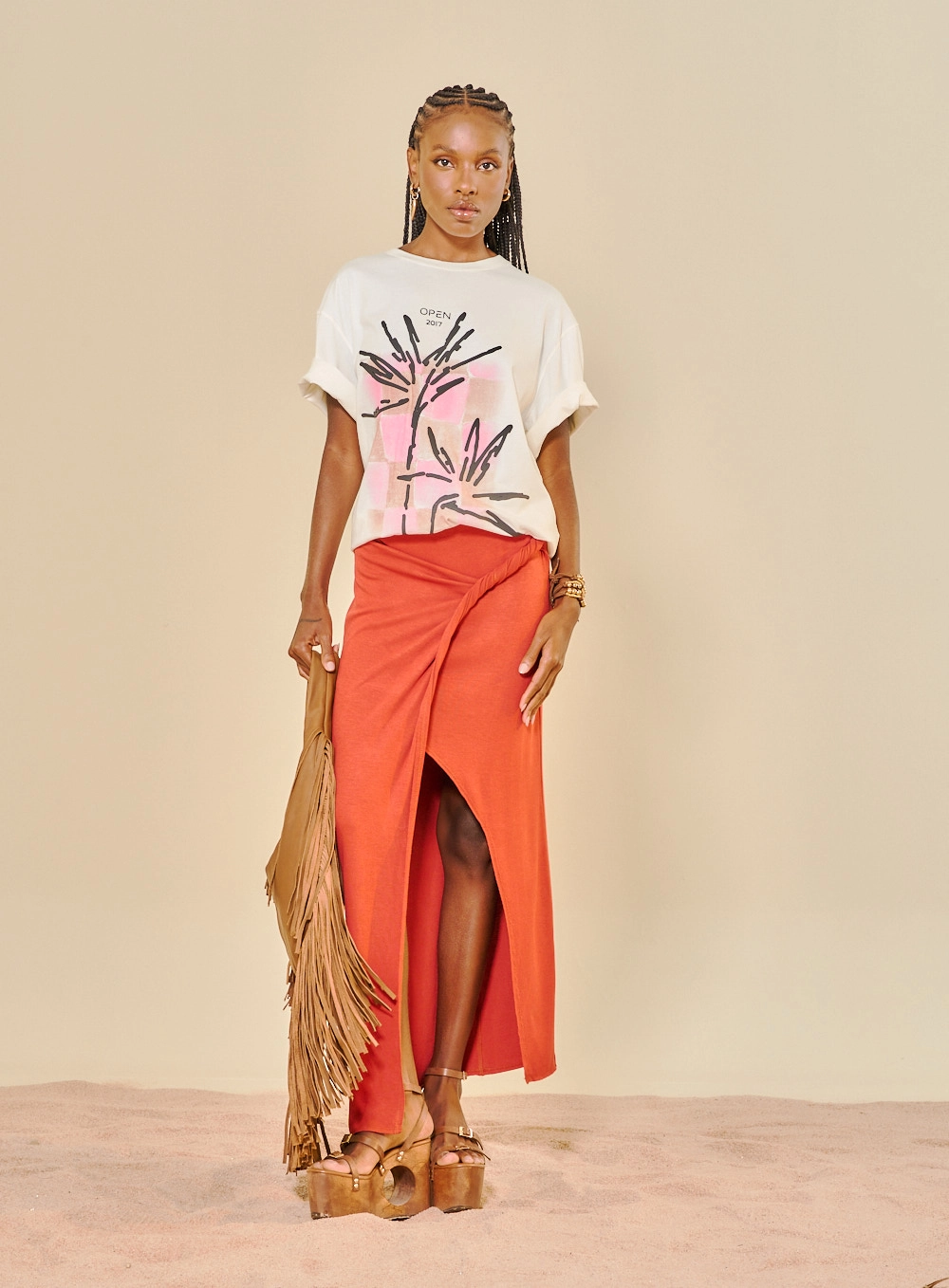 Blusa Feminina Oversized Estampada Off Shell 2