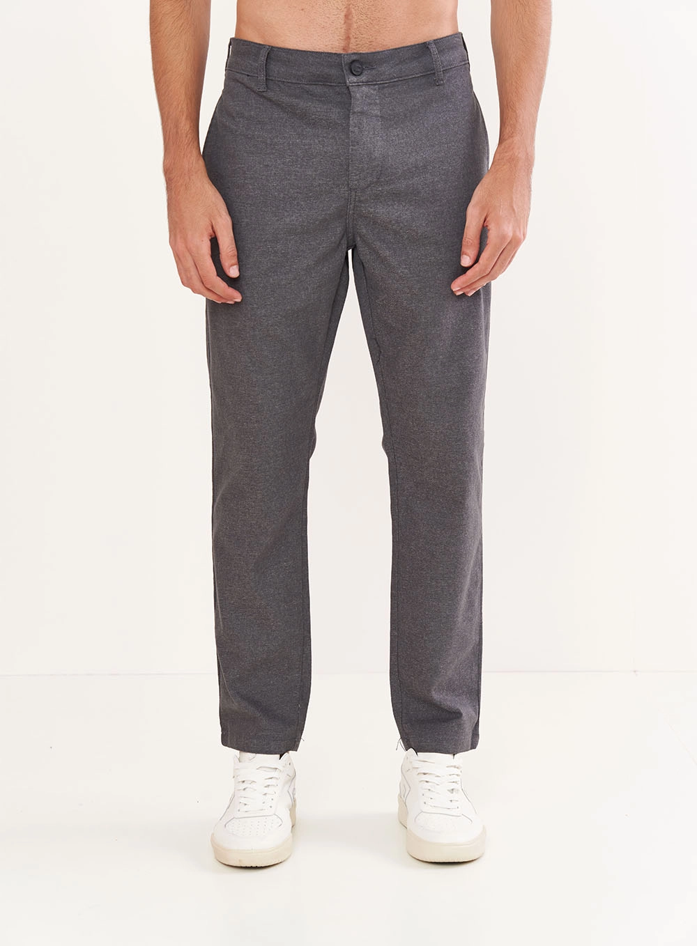 Calça Masculina Sarja - New Chino Cinza