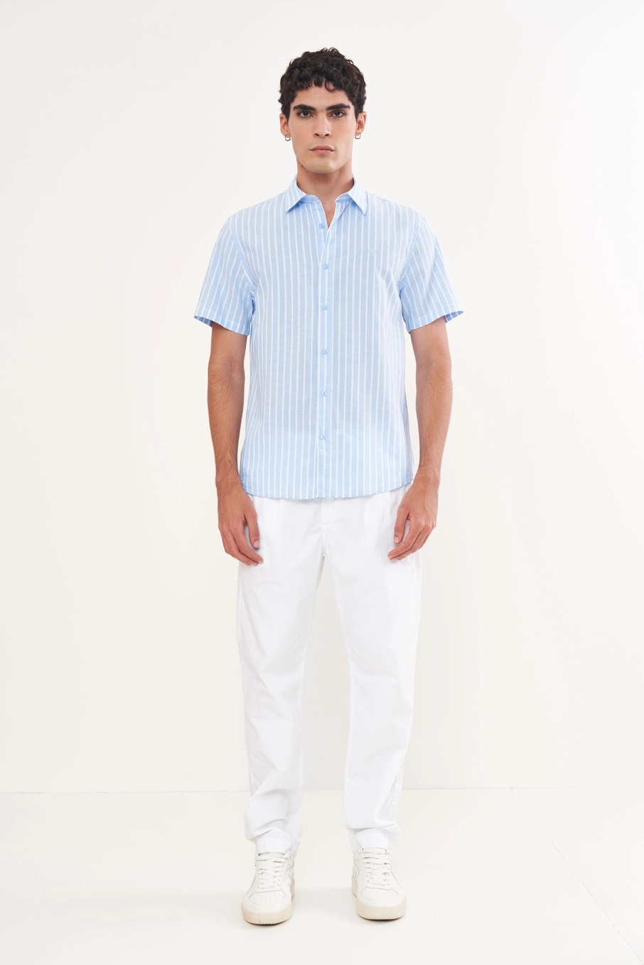 Calça Masculina Com Bolsos Branco