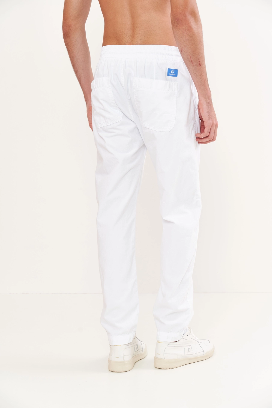 Calça Masculina Com Bolsos Branco