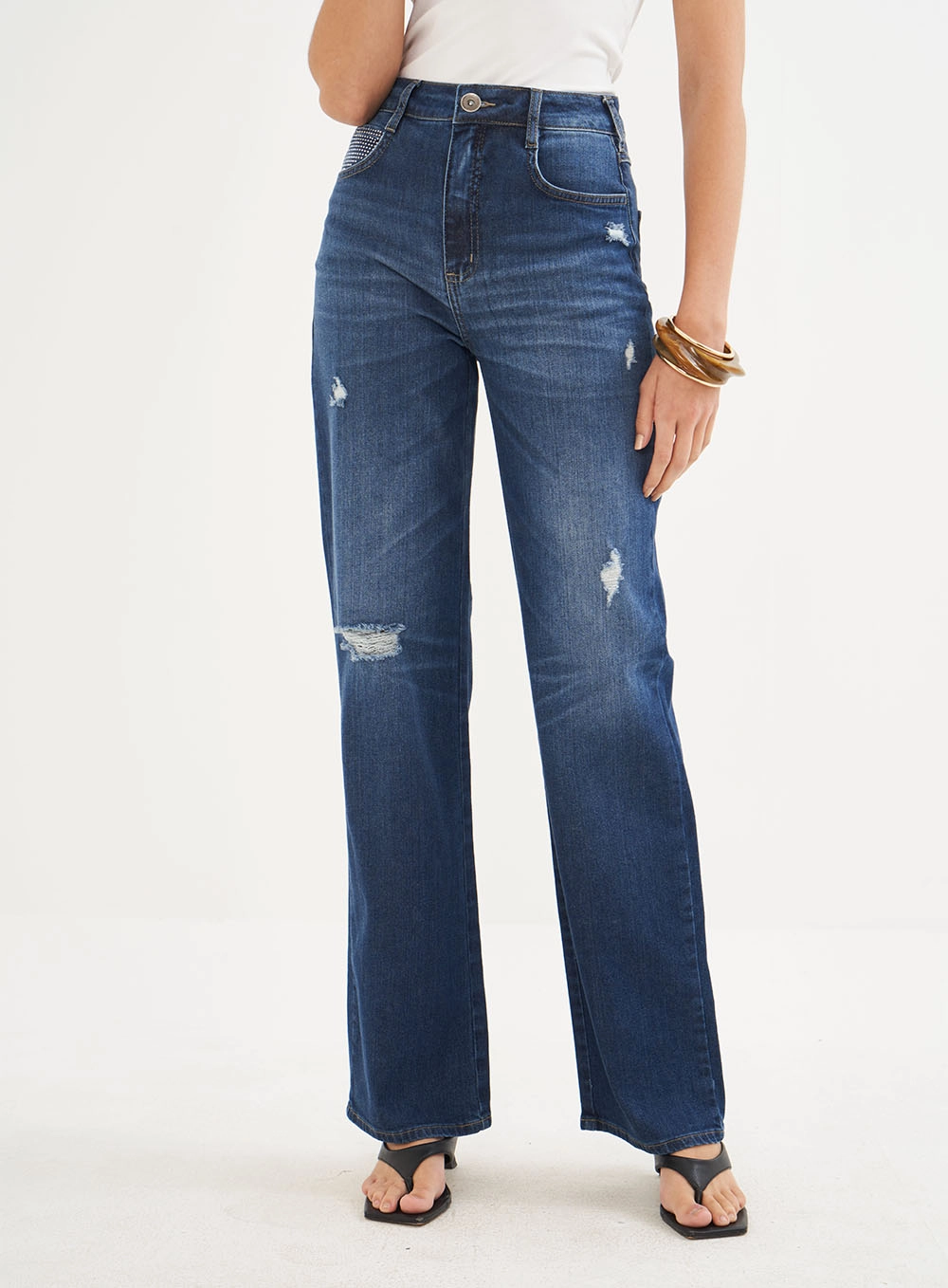Calça Jeans Juliette Stretch Índigo