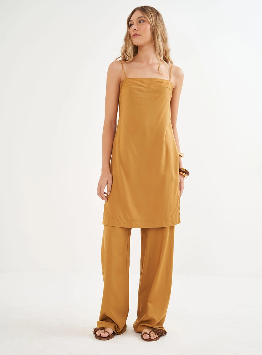 Calça Feminina Pantalona Cós Elástico - Riviera