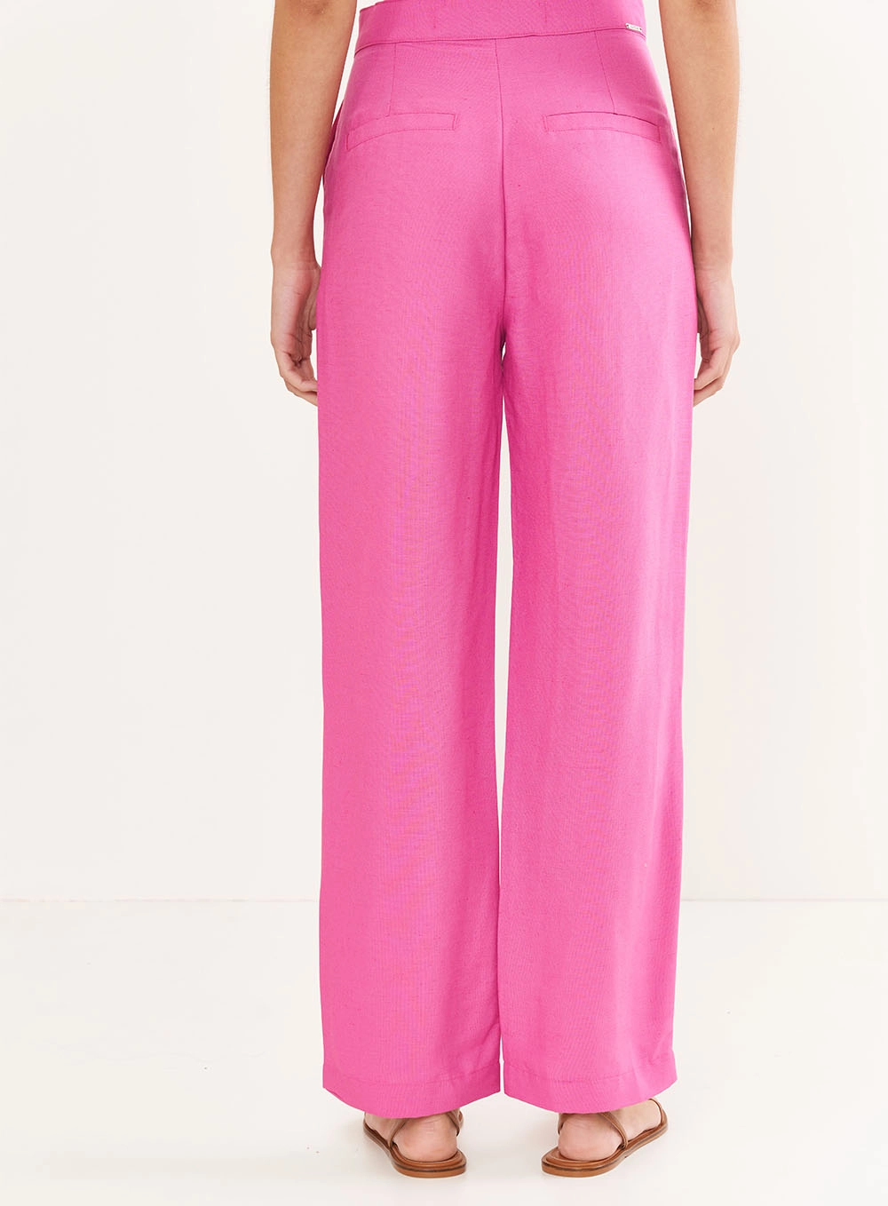 Calça Feminina Em Linho Joana Rosa