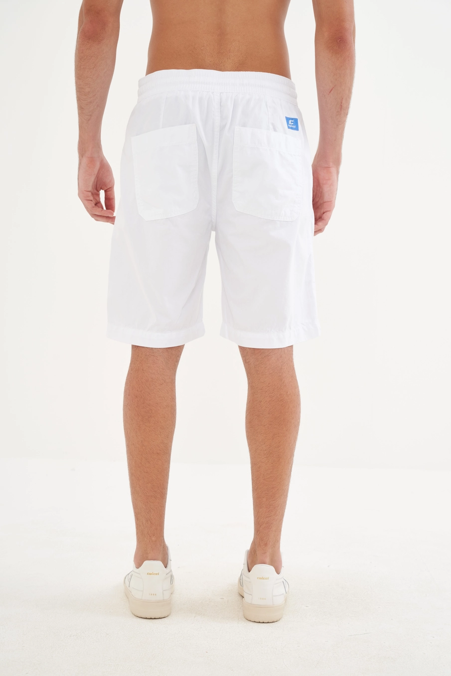 Bermuda Masculina Com Amarração Branco