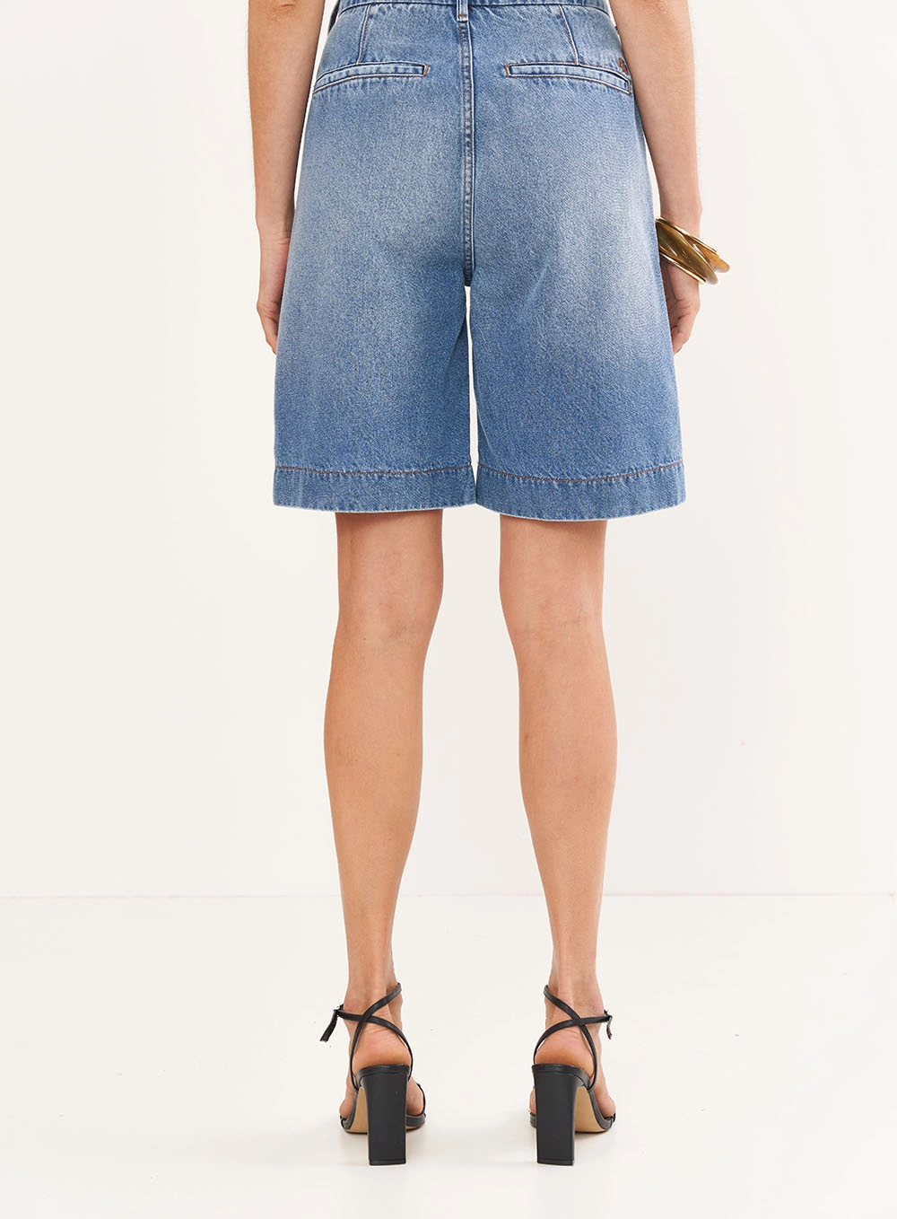 Bermuda Jeans Joana Índigo