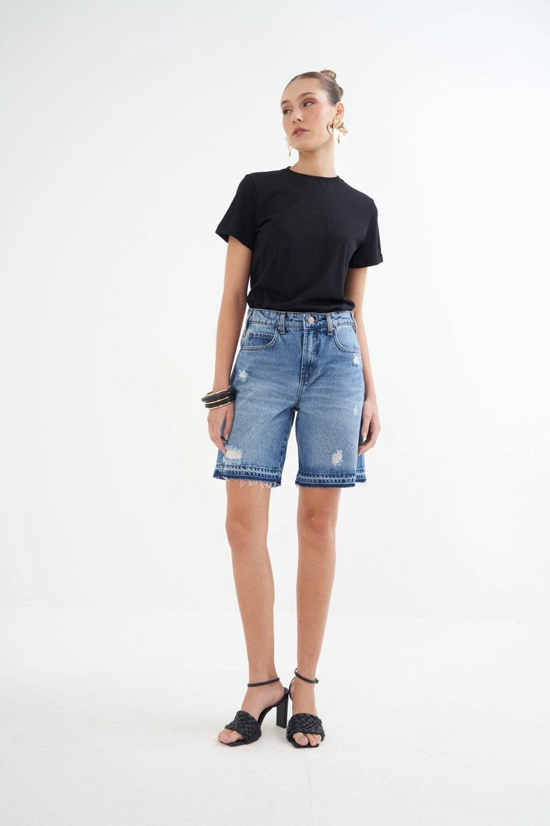 Bermuda Jeans Feminina - Jade