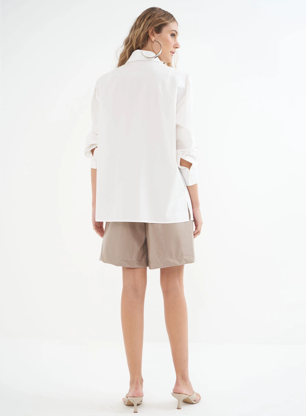 Camisa Feminina Manga Longa Off Shell