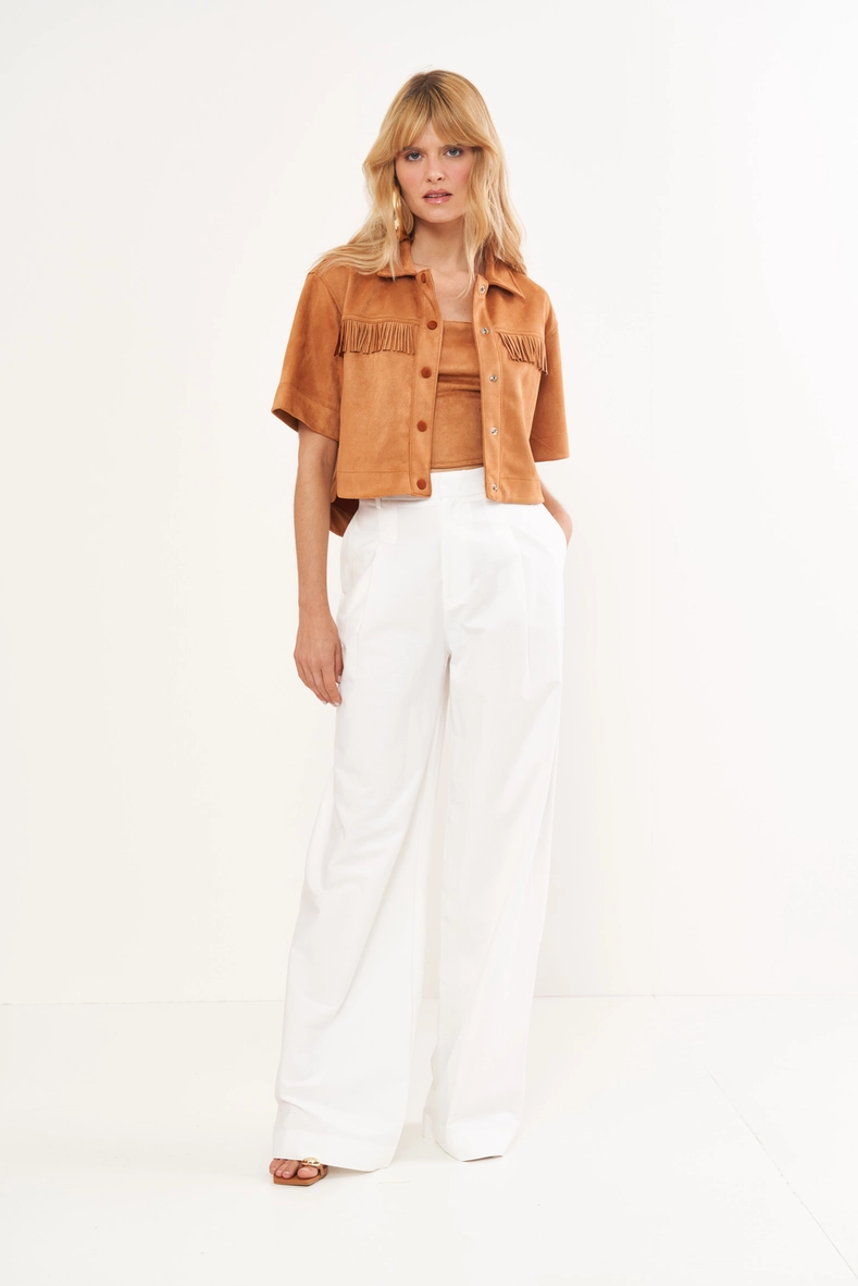 Camisa Feminina Suede - Loose